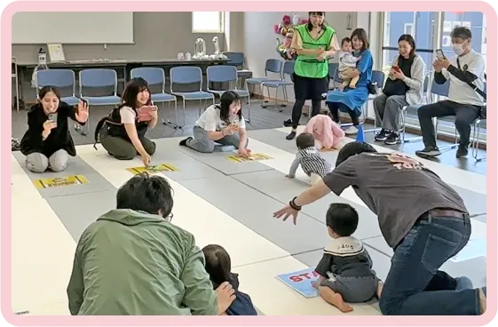 ハイハイレースの様子