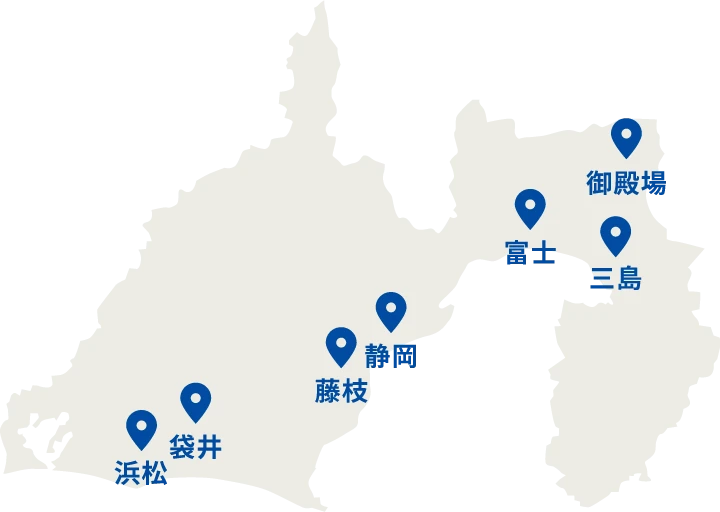 各展示場の配置マップ