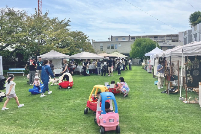 展示場内のイベントの様子