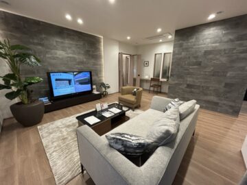 開放感ある落ち着いたリビング