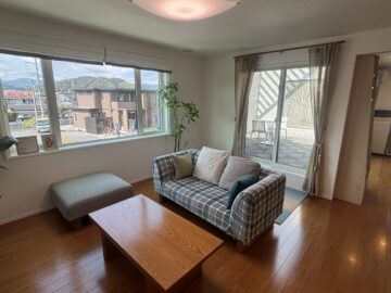 明るくポップな2階リビング