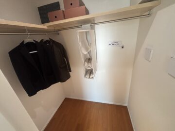 広いウォークインクローゼット