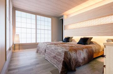 寝心地がよい寝室