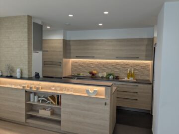 2階のモダンなキッチン