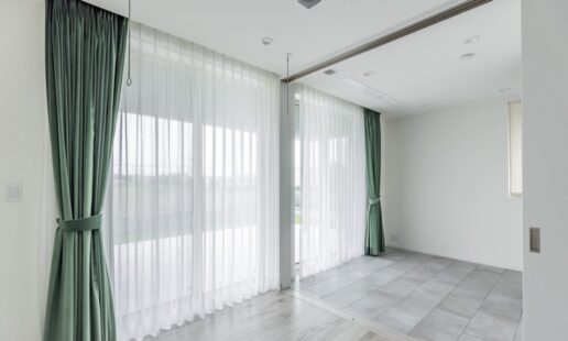 廊下をできるだけ少なくし、部屋に使うスペースを最大限広げることで広く空間を使うことが可能に。