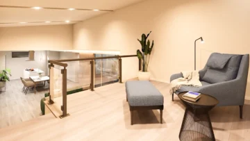 セカンドリビングや多目的スペースとして活用できる開放的なロフト