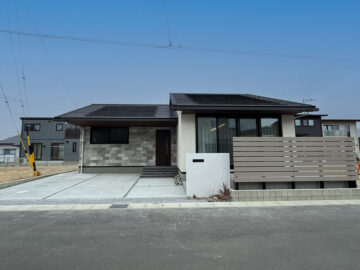 収納アイデアの光る平屋のイメージ