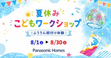 夏休みこどもワークショップ「ふうりん絵付け体験」開催のイメージ