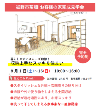 おうち見学会のイメージ