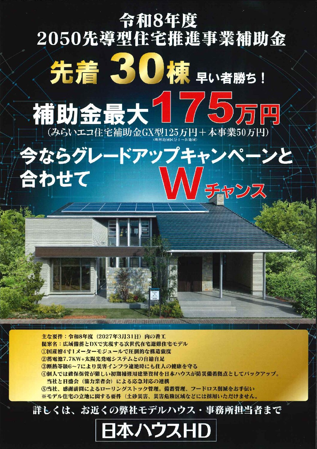 ２０５０年先導型モデル限定発売のイメージ