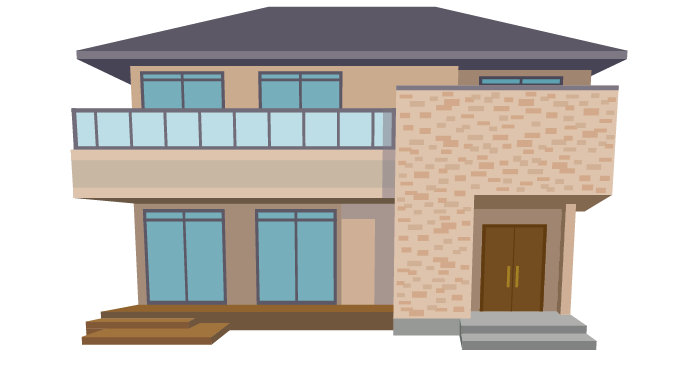 家のイラスト