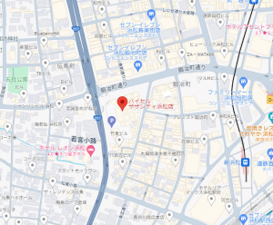 静岡県浜松市バイセルザザシティ店グーグルマップ画像
