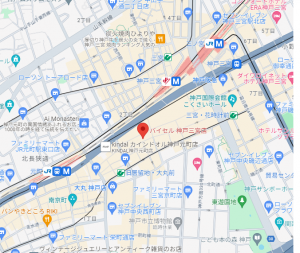 バイセル神戸三宮店Google Maps画像